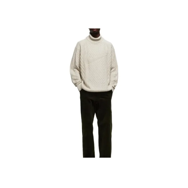 Nike Life Men's Cable Knit Turtleneck Sweater-4