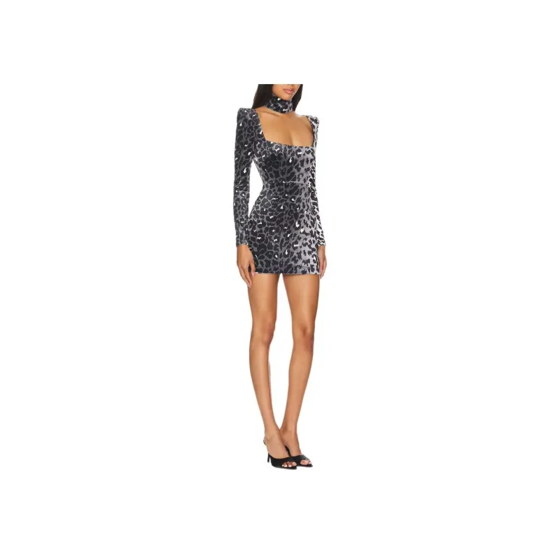 Alex Perry Long Sleeved Dresses Women's Black-1