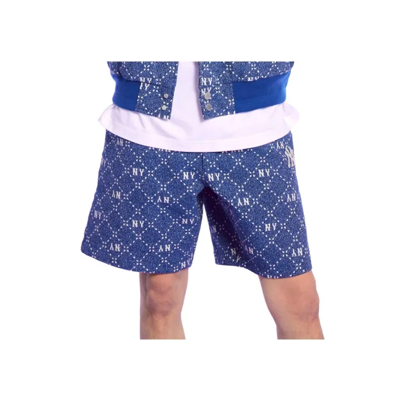 MLB Denim Shorts Men Indigo-3