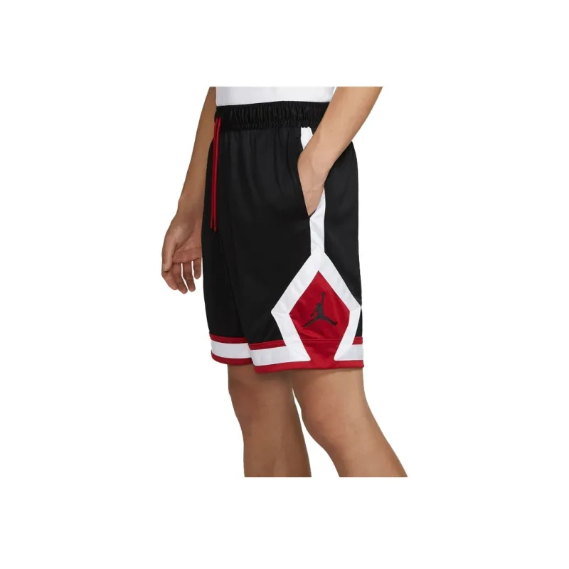 Jordan Jumpman Diamond Basketball Shorts Black-4