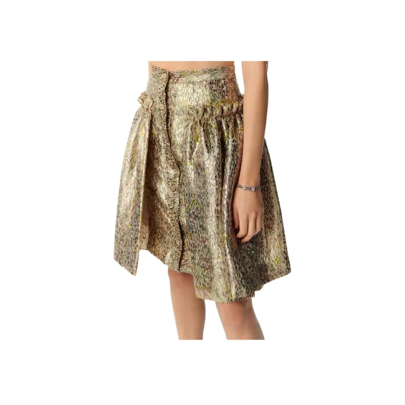 CHANEL Spring/Summer 2023 Casual Long Skirts Women's Gold-0