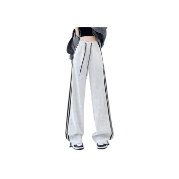 Ya Sheep People Casual Pants Women's Gray White