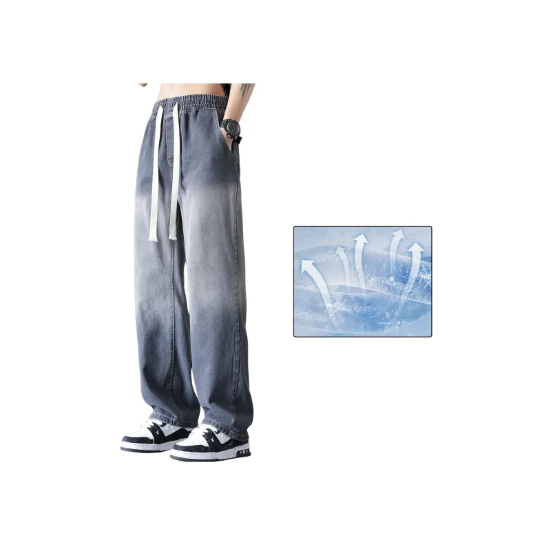 Warrior Huichao Riding The Wind Collection Jeans Unisex-11