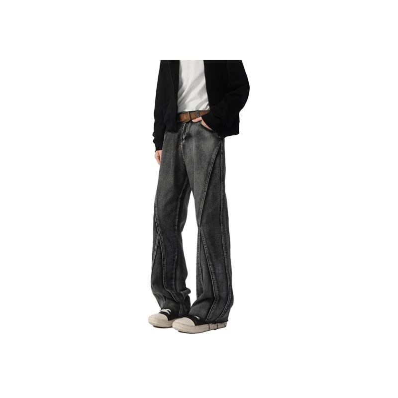 T IRA Jeans Unisex Black Gray Color-0