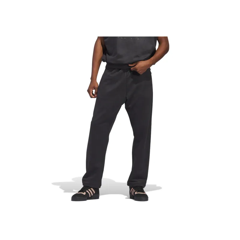 Adidas THE 2024 COLLECTION Knitted Sweatpants Unisex Charcoal Black-2