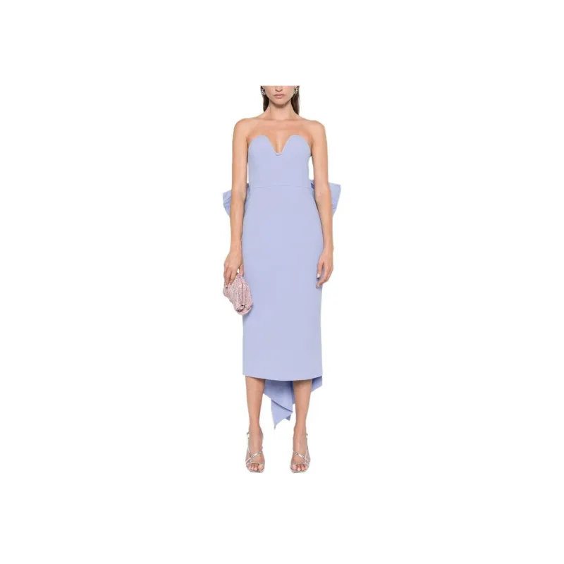 Rebecca Vallance Annabelle Strapless Midi Dress-1