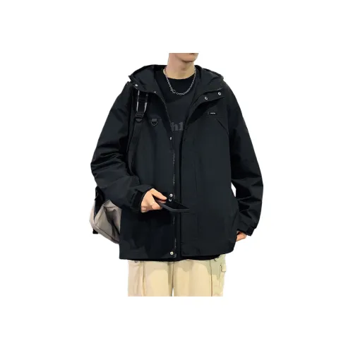 Tonlion 블랙 남성 자켓