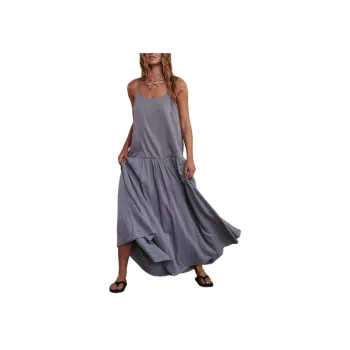 FREE PEOPLE Gemma Maxi Slip Dresses Women's Aven/Eiwen