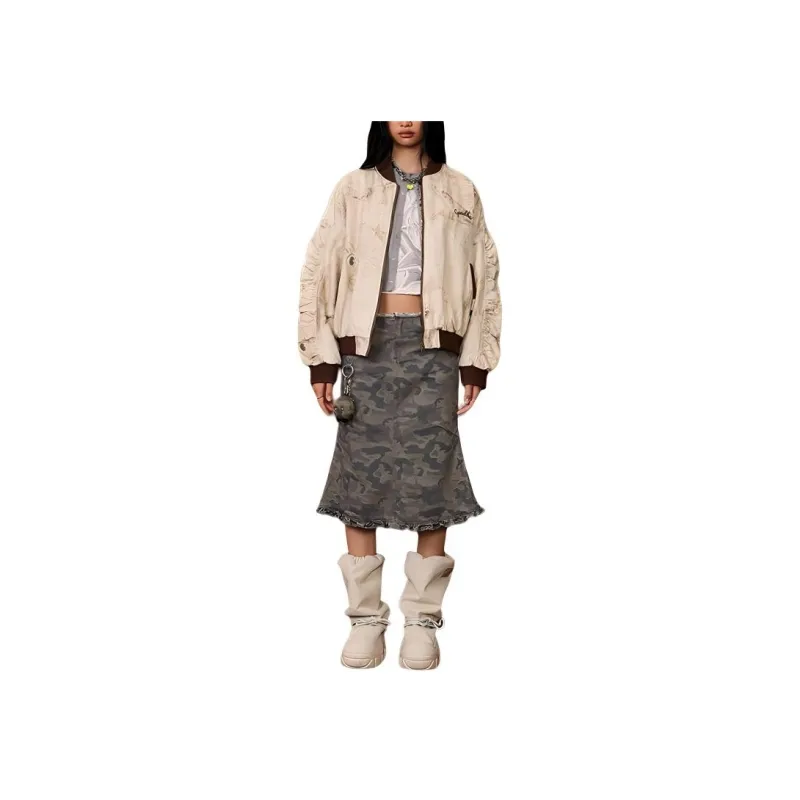 GOOD BAI GOODEES Series Jackets Unisex Sand-3