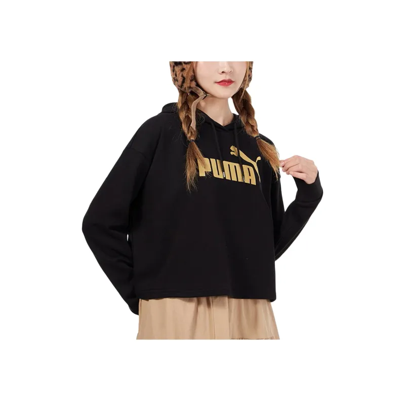 PUMA Sweatshirts Women's Black-4