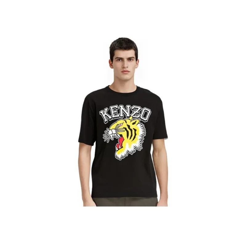 KENZO Tiger-print Cotton T-shirt-2