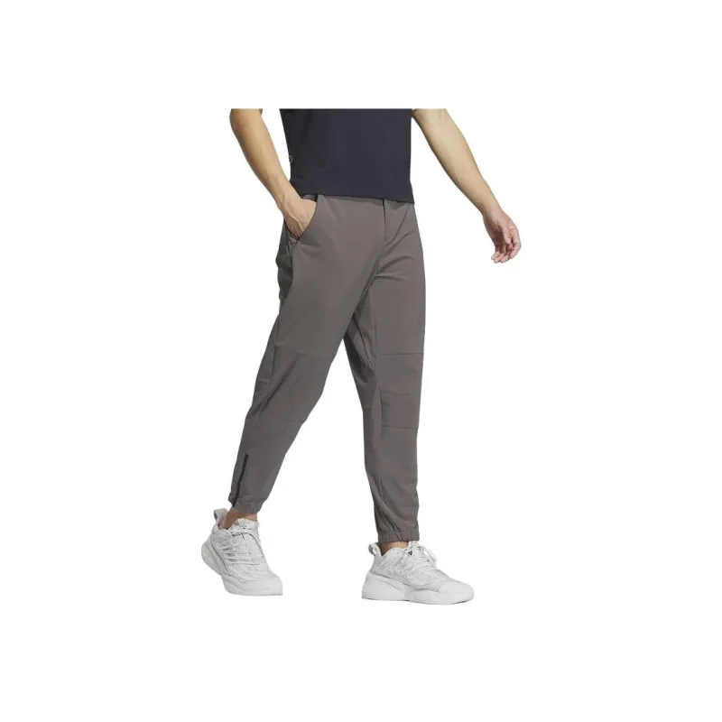 Adidas Knitted Sports Pants Men's Gray-2