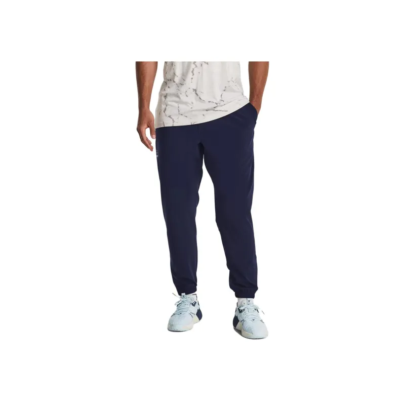 Under Armour Unstoppable Knitted Sweatpants Men Midnight Dark Blue-3