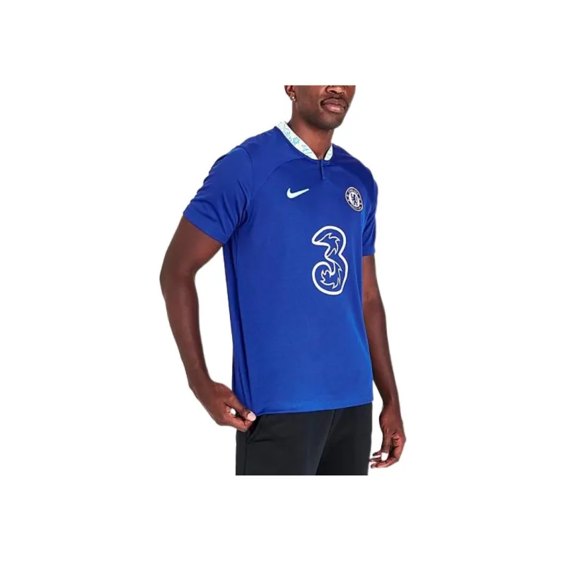 Nike Soccer Jerseys Men Blue-5