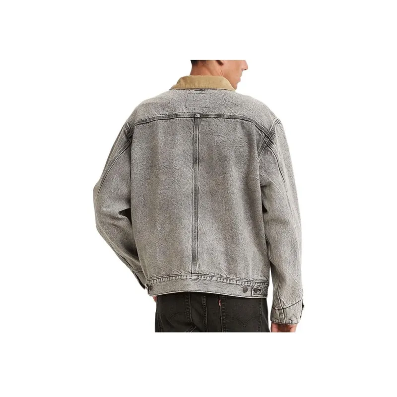 Levi's Denim Jacket Unisex Gray-4