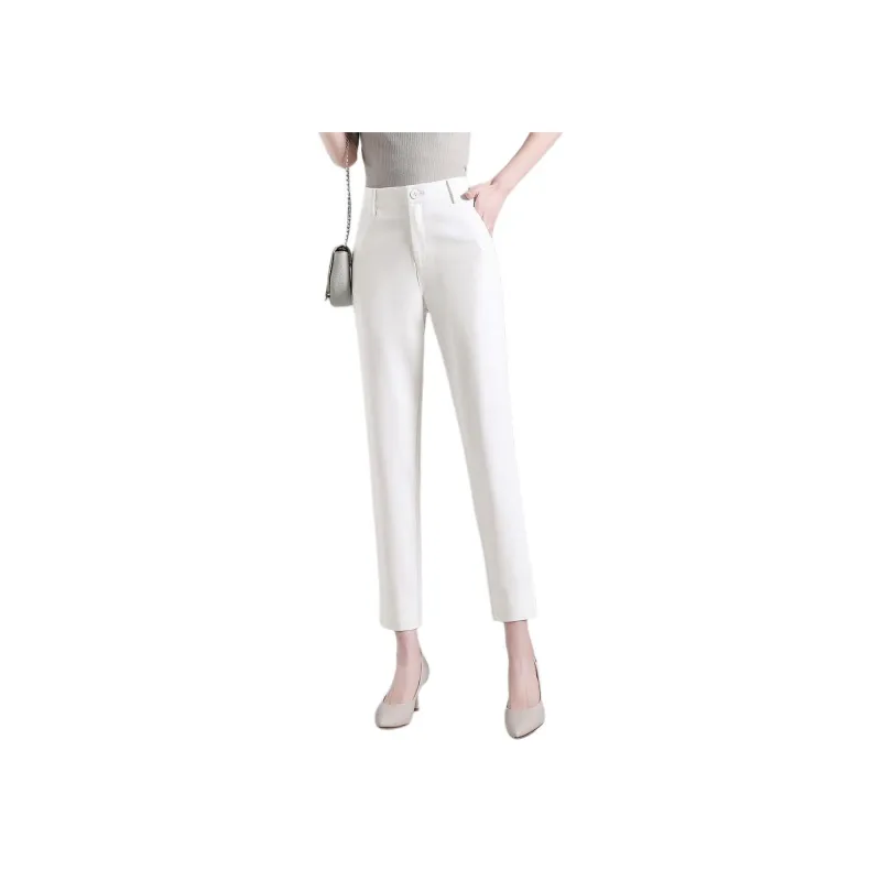 Mo Han Yi Mei Casual Pants Women's White-0