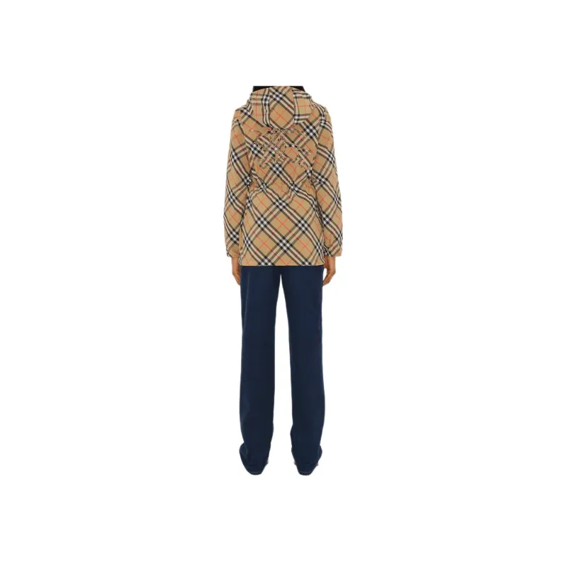 Burberry Nova Check Hooded Coat-2