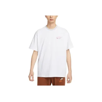 Nike Drop Shoulder Sleeve T-Shirt Men's White