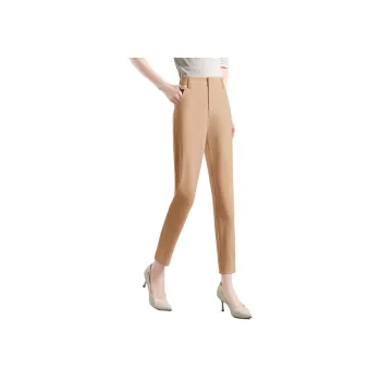 Mo Han Yi Mei Casual Pants Women's Khaki