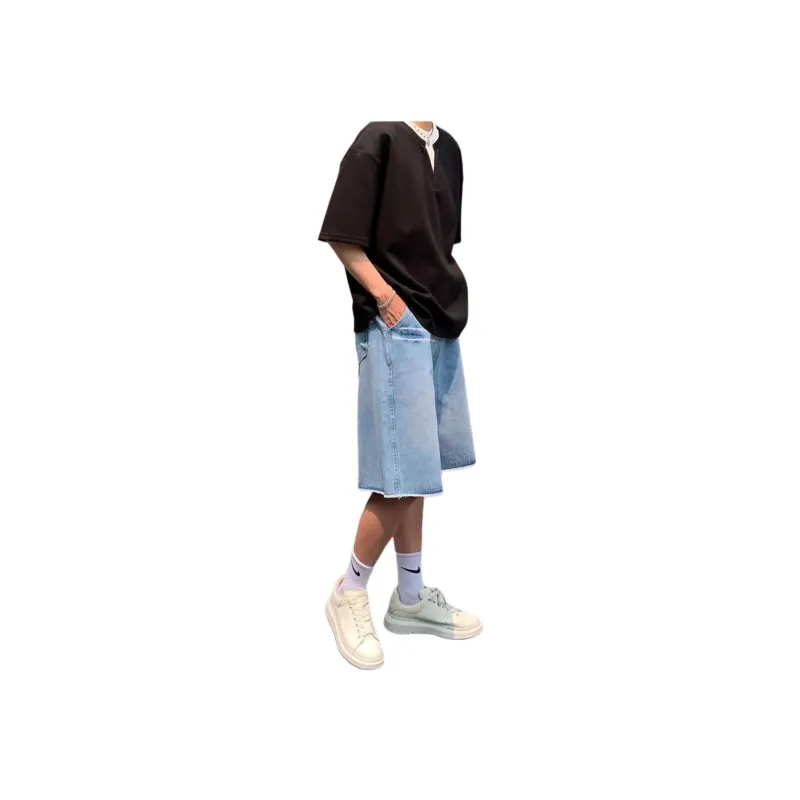 Concubine Zhu Denim Shorts Men's-0