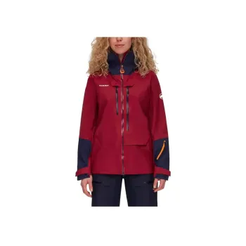 MAMMUT Haldigrat Jackets Coats Women's Blood Red/Marine Blue