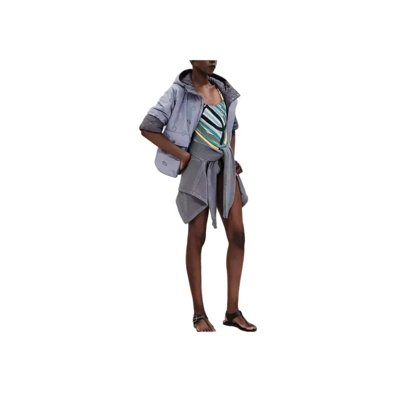 HERMES Jackets & Coats Women's Blue-0
