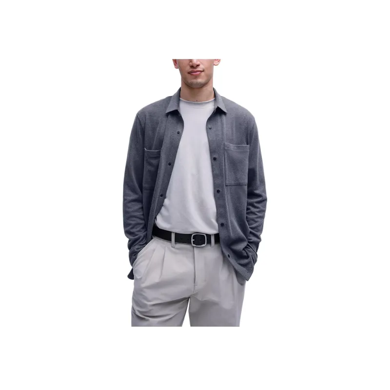Lululemon Soft Knit Overshirt Shirt Men's-15