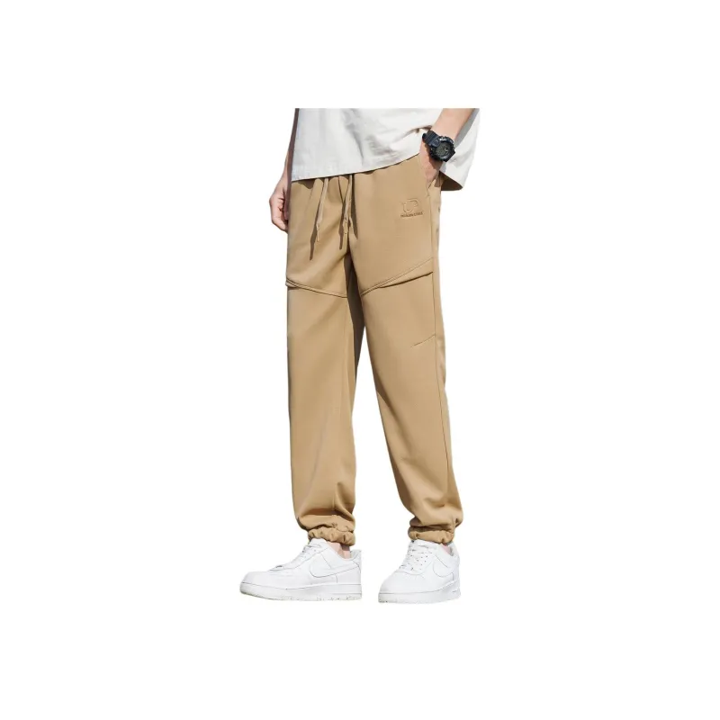 Tonlion Casual Pants Unisex Khaki-0