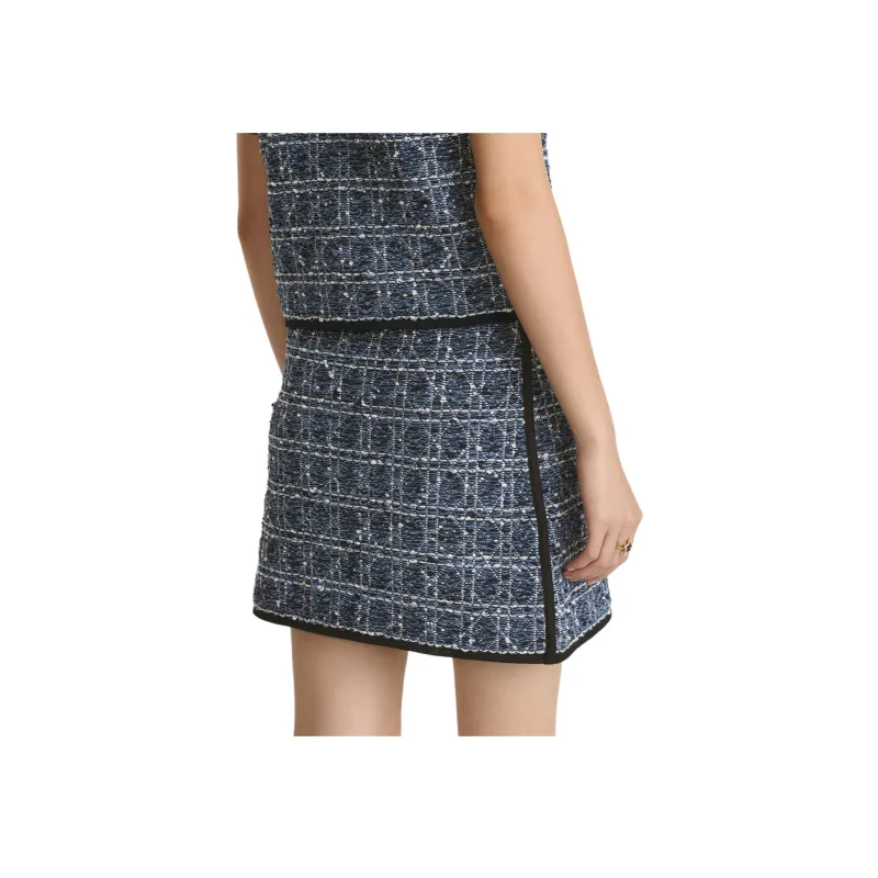 DIOR SS25 Casual Short Skirts Women's Blue White Mixed Color-4