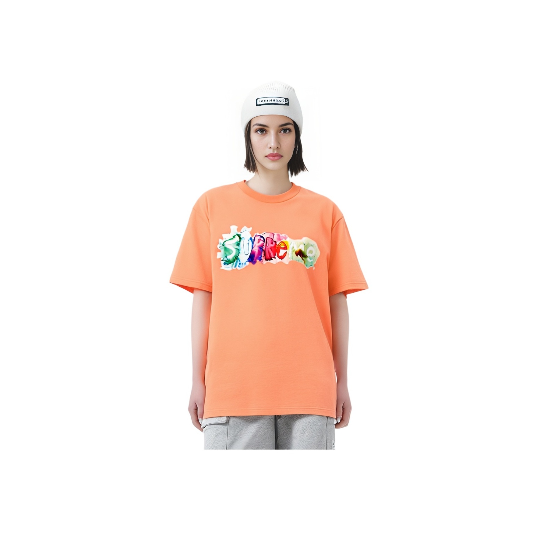 supreme 23ss watercolor tee white シュプリーム Supreme Watercolor Tee (SS23) - $40