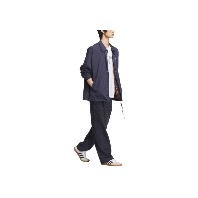 Adidas Originals CITY SKATE FW24 Jackets Coats Men Shadow Blue/Carbon Black-1