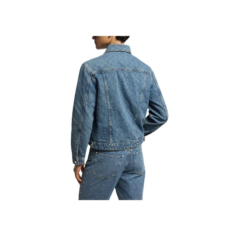 LOUIS VUITTON Monogram Jacquard Denim Jacket-2
