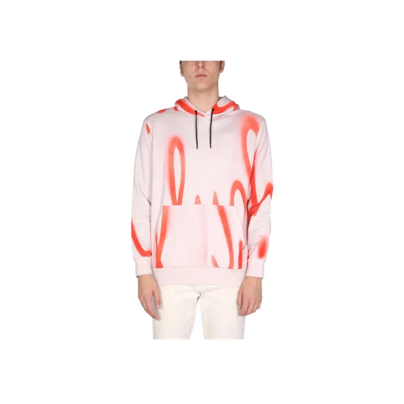 Paul Smith Logo Printed Long Sleeved Hoodie-1