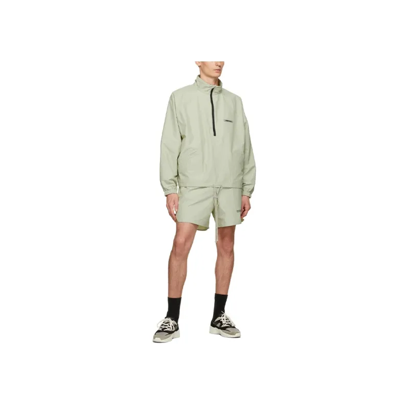 Fear Of God Essentials FW20 Jacket Unisex Gray Green-3