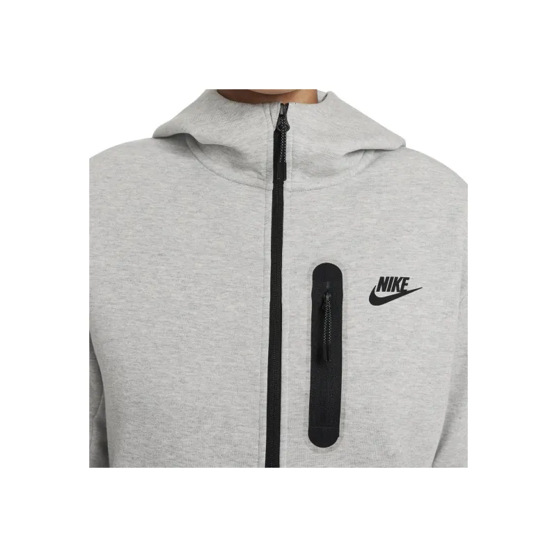 Nike Women's Tech Fleece Hoodie Dark Grey Heather/Black-3
