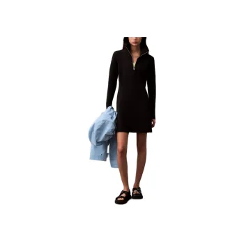 CALVIN KLEIN Long Sleeved Dress Women's Black