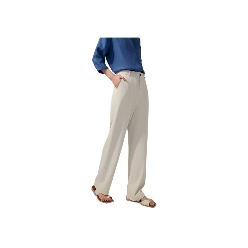 CHUMIAN Casual Pants Women's Black-5