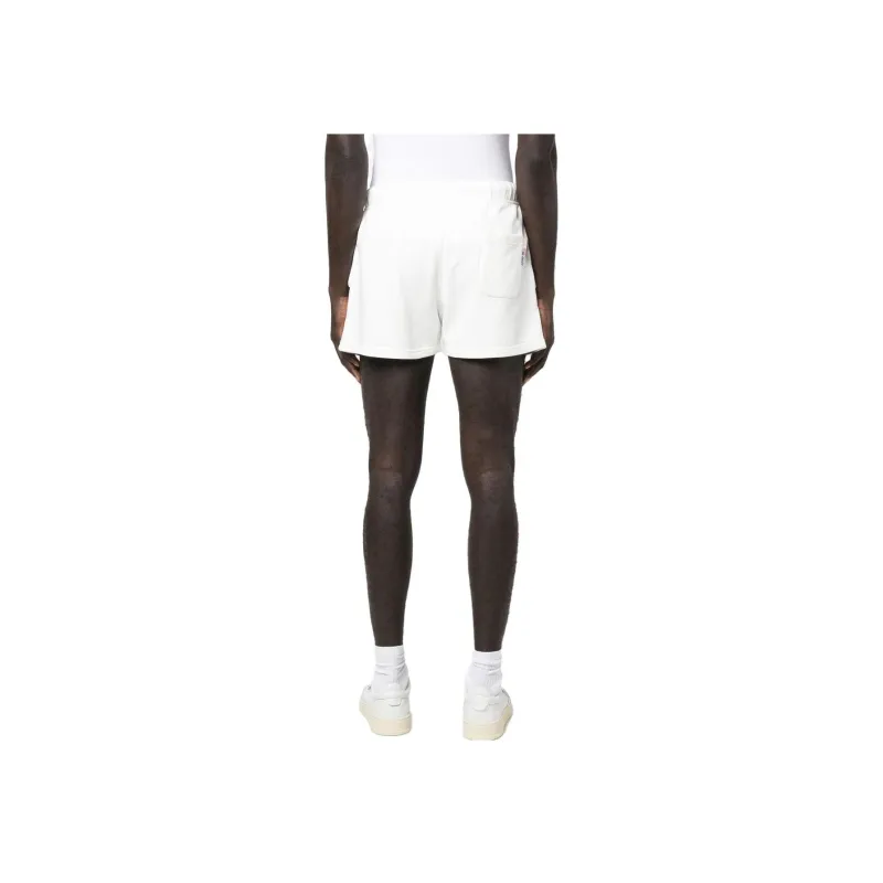 AUTRY Logo Printed High Waist Shorts-1