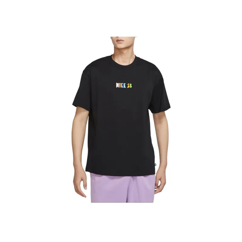 Nike T Shirts Men Black-5