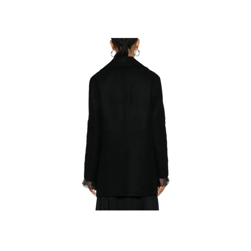 ERMANNO SCERVINO Floral Embroidery Coat-3