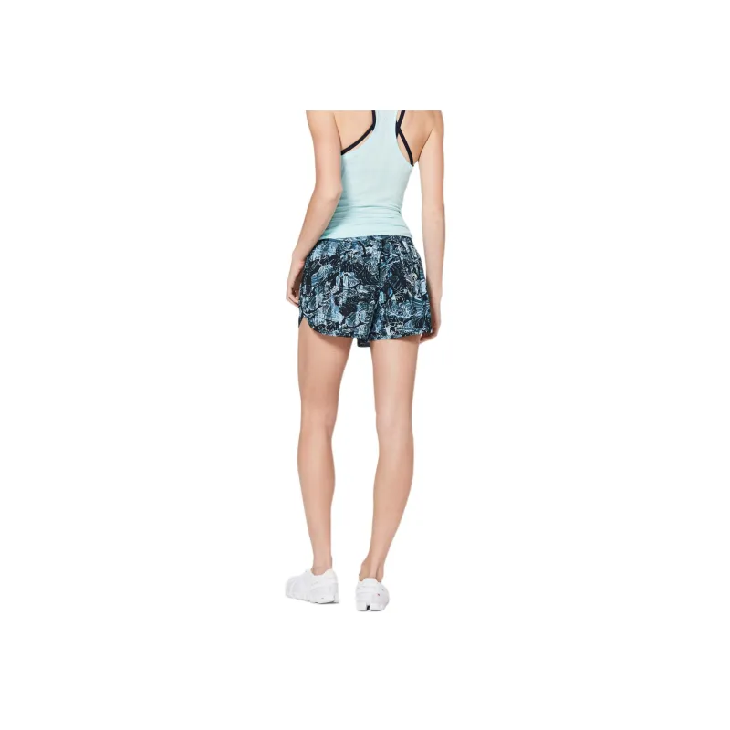 Lululemon Tracker Sports Shorts 4' Women's Blue Black Print-1