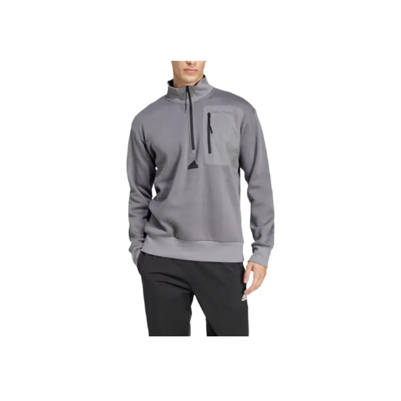 Adidas Free Shipping With AdiClub City Escape Fleece Half-Zip Sweatshirt-0