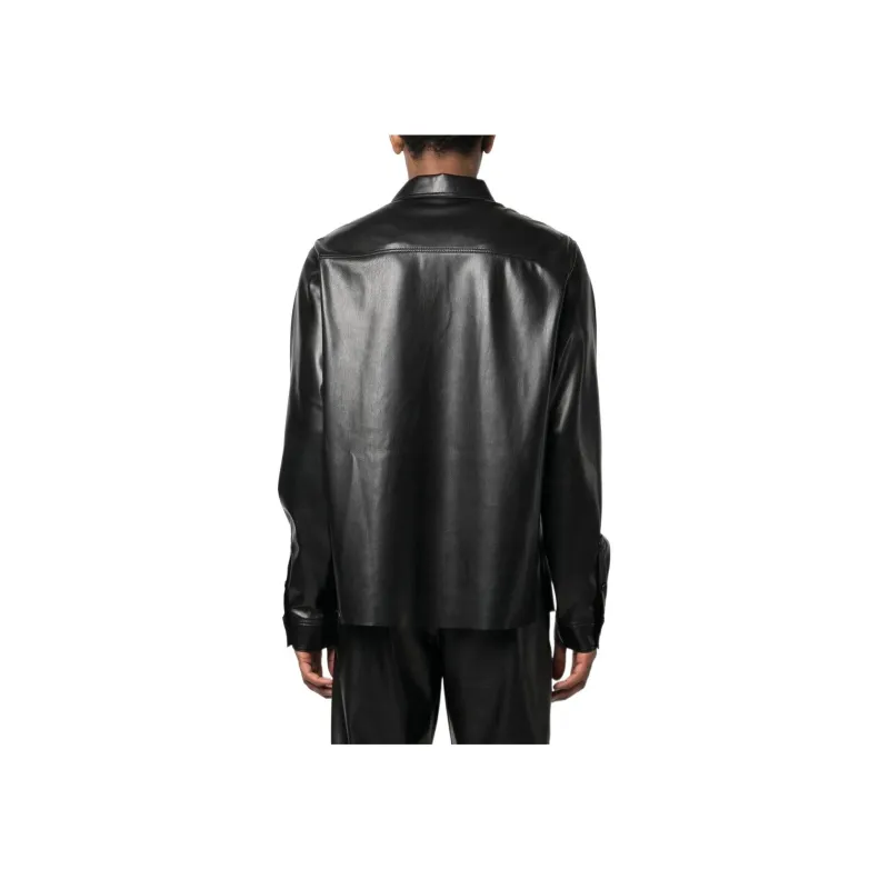 NANUSHKA Coated finish Shirt Jacket-2
