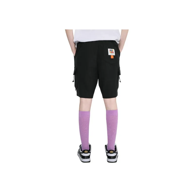 Heartboon Cargo Shorts Unisex Black-4