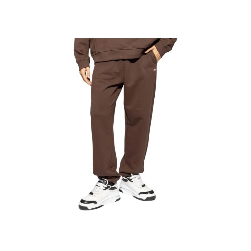 DIESEL Logo patch Cotton Track Pants-2