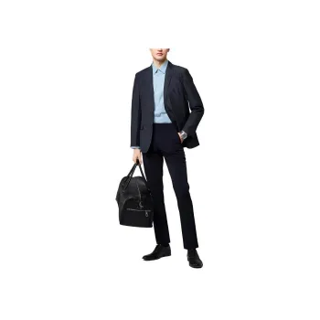 Francesco Totti Business Suit Men's Black Navy Blue