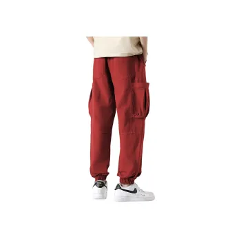 T IRA Cargo Pants Unisex Orange Red