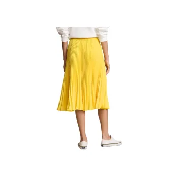 Polo Ralph Lauren SS24 Casual Long Skirt Women's Green Purple Yellow