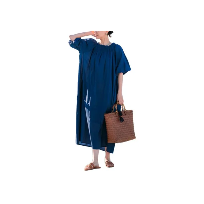 FREAK'S STORE Short Sleeved Dress Women's Blue-0