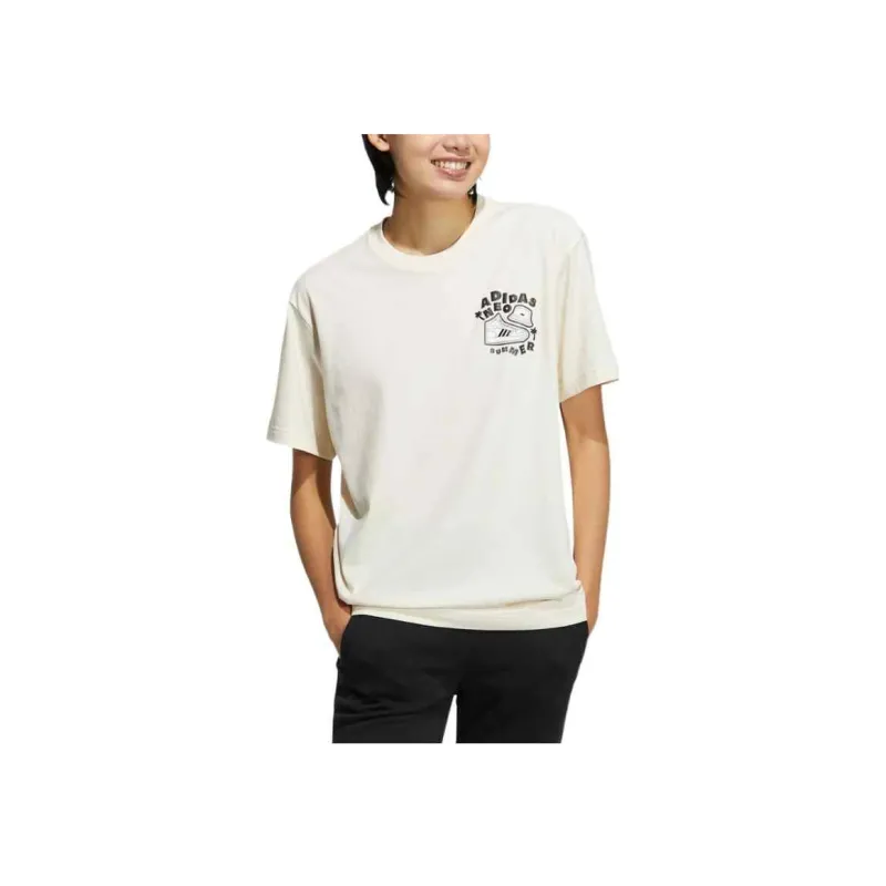 Adidas Neo T Shirt Unisex Beige-2